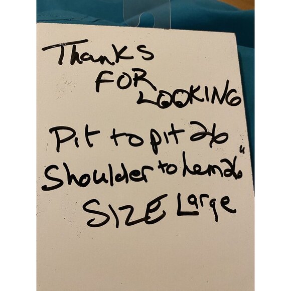 Outdoor World Golf  Apparel Mens Size Large Windbreaker V Neck Green - Picture 15 of 15